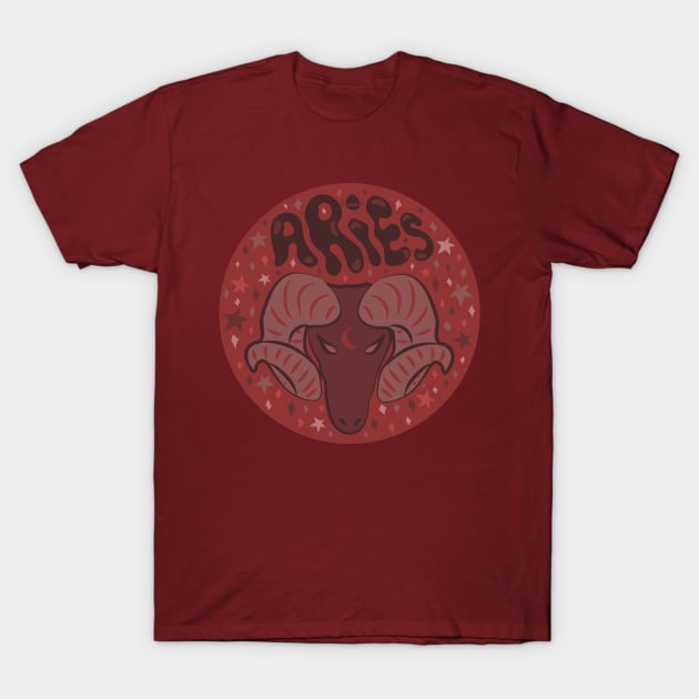 Aries T-Shirt by Doodle by Meg